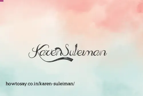 Karen Suleiman