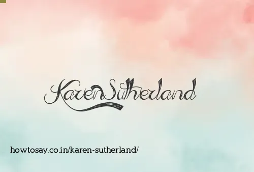 Karen Sutherland