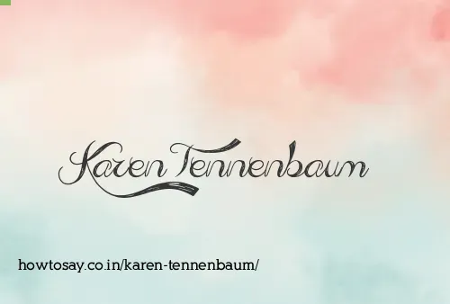 Karen Tennenbaum