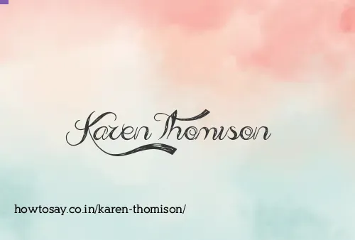 Karen Thomison