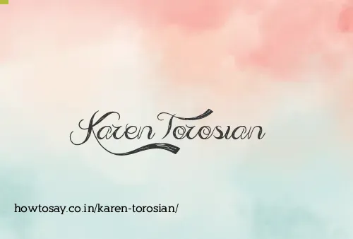 Karen Torosian