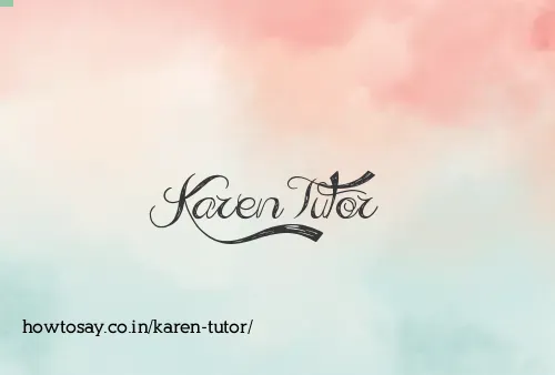 Karen Tutor