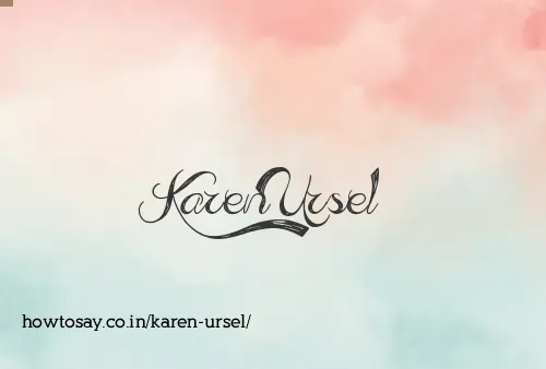 Karen Ursel
