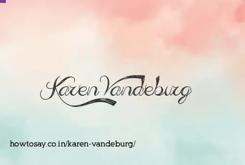 Karen Vandeburg