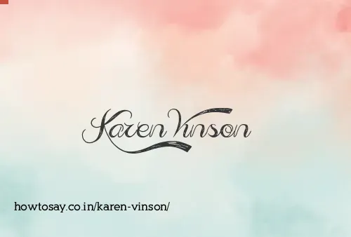 Karen Vinson