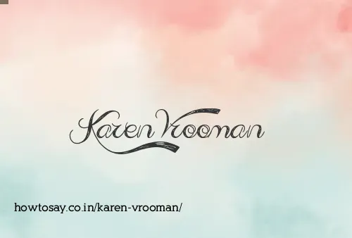 Karen Vrooman