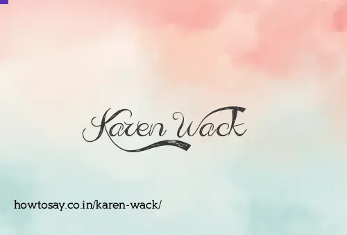 Karen Wack