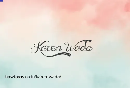 Karen Wada