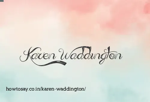 Karen Waddington
