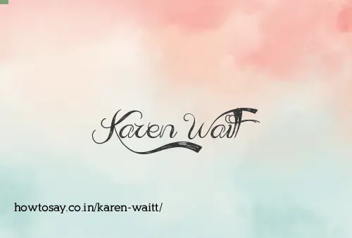 Karen Waitt