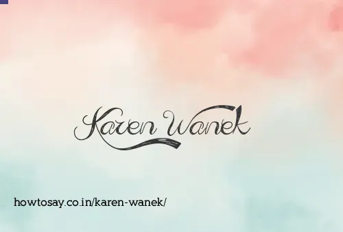 Karen Wanek