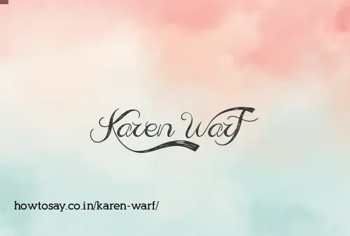 Karen Warf