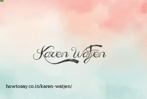 Karen Watjen