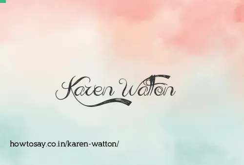 Karen Watton