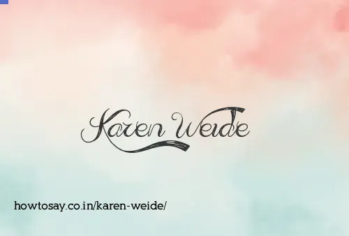 Karen Weide