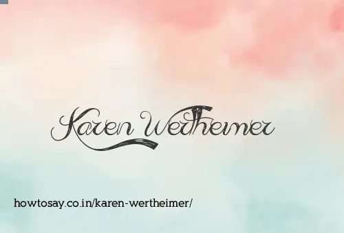 Karen Wertheimer