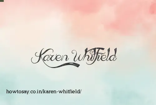 Karen Whitfield