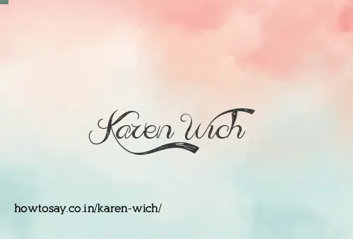 Karen Wich