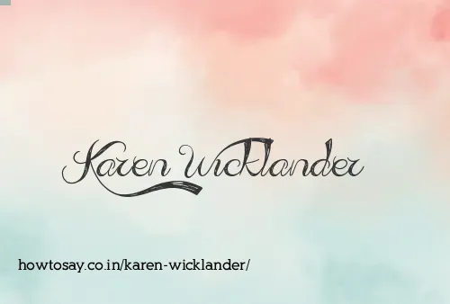 Karen Wicklander