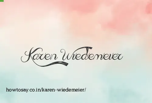 Karen Wiedemeier