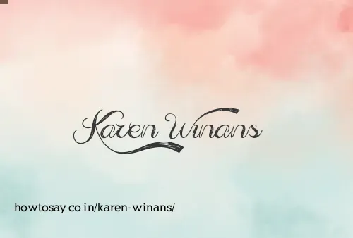 Karen Winans