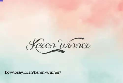 Karen Winner