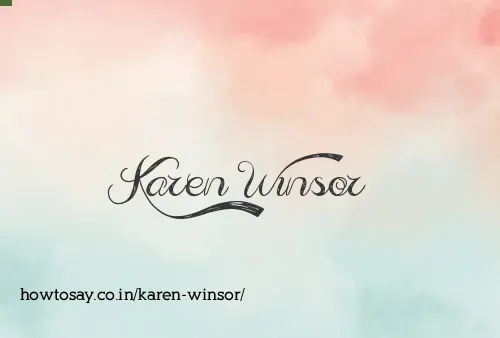 Karen Winsor