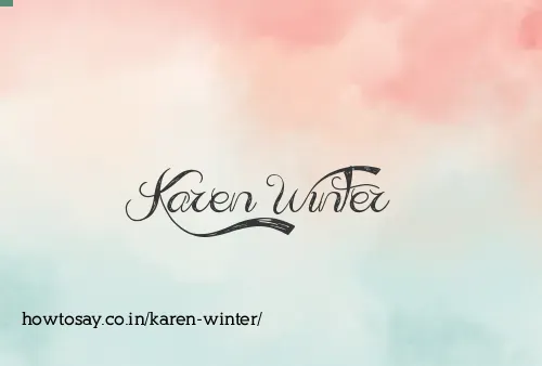Karen Winter
