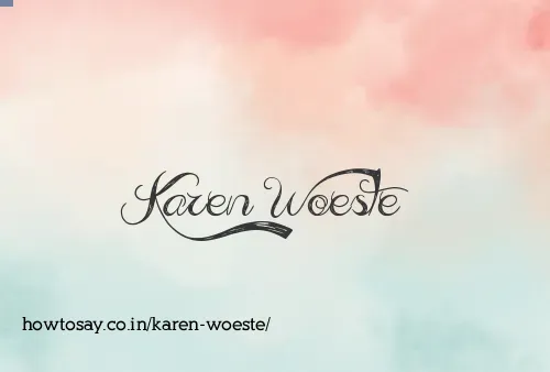 Karen Woeste