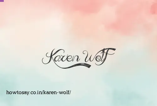 Karen Wolf