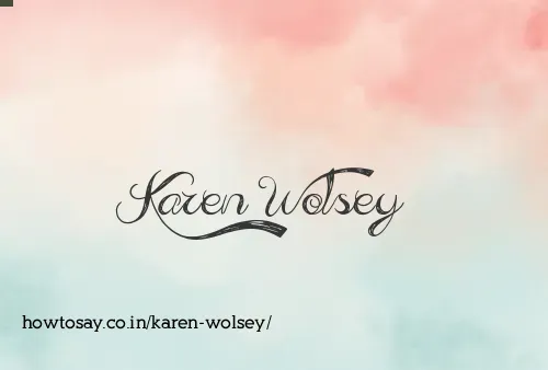 Karen Wolsey
