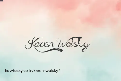 Karen Wolsky