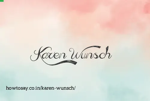 Karen Wunsch