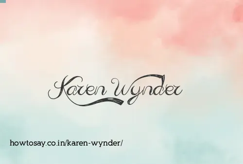 Karen Wynder
