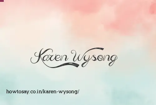 Karen Wysong