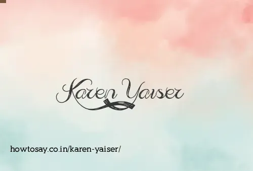 Karen Yaiser