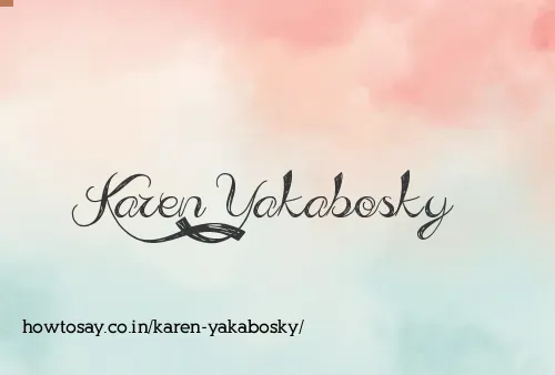 Karen Yakabosky