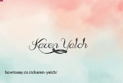 Karen Yalch