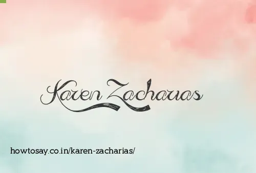 Karen Zacharias