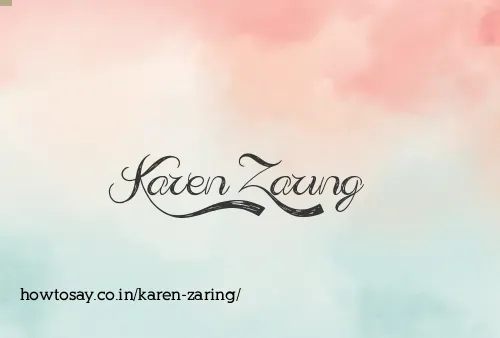 Karen Zaring