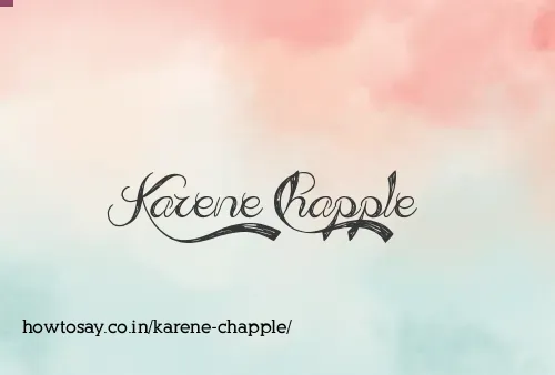 Karene Chapple