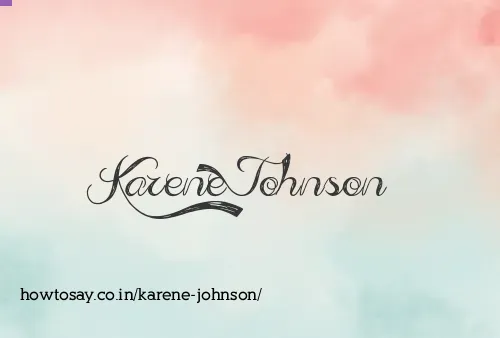 Karene Johnson