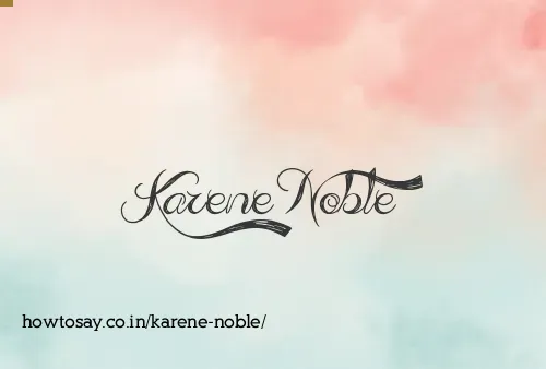 Karene Noble