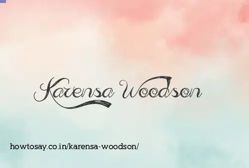 Karensa Woodson