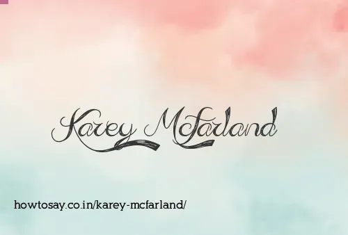 Karey Mcfarland