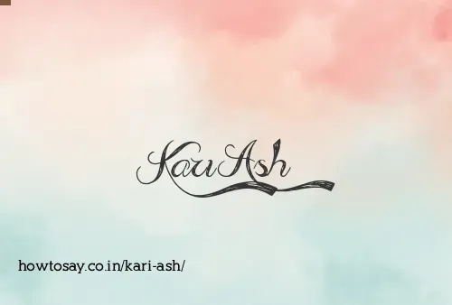 Kari Ash