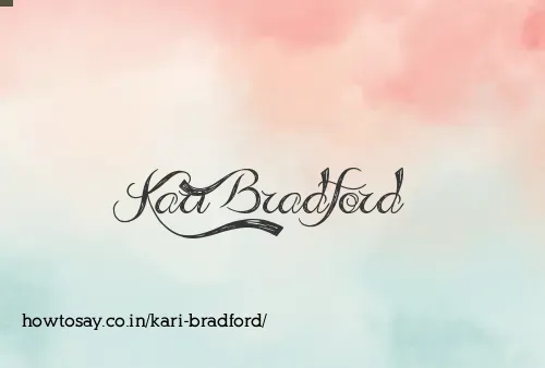Kari Bradford