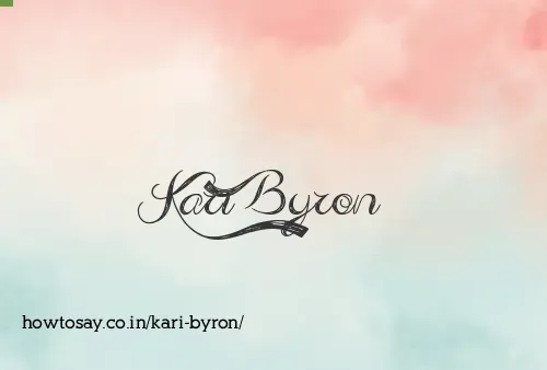Kari Byron