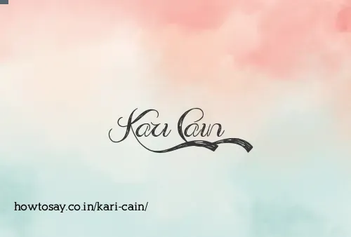 Kari Cain