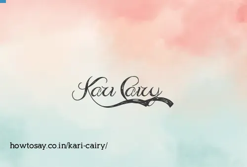 Kari Cairy